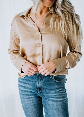 Gertie Button Down Top