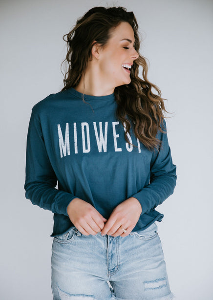 Cropped Midwest Graphic Tee