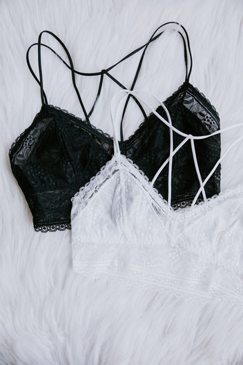 Laurel Strappy Lace Bralette FINAL SALE
