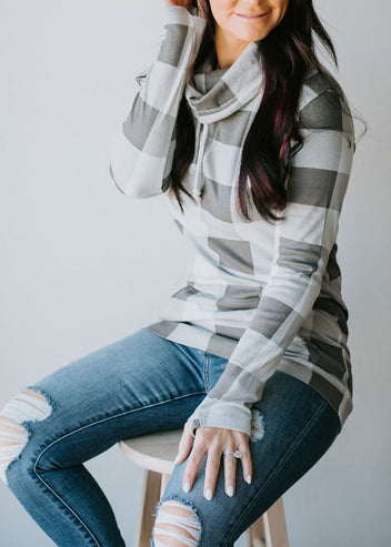 Funnel-Neck Tunic by Lily & Lottie