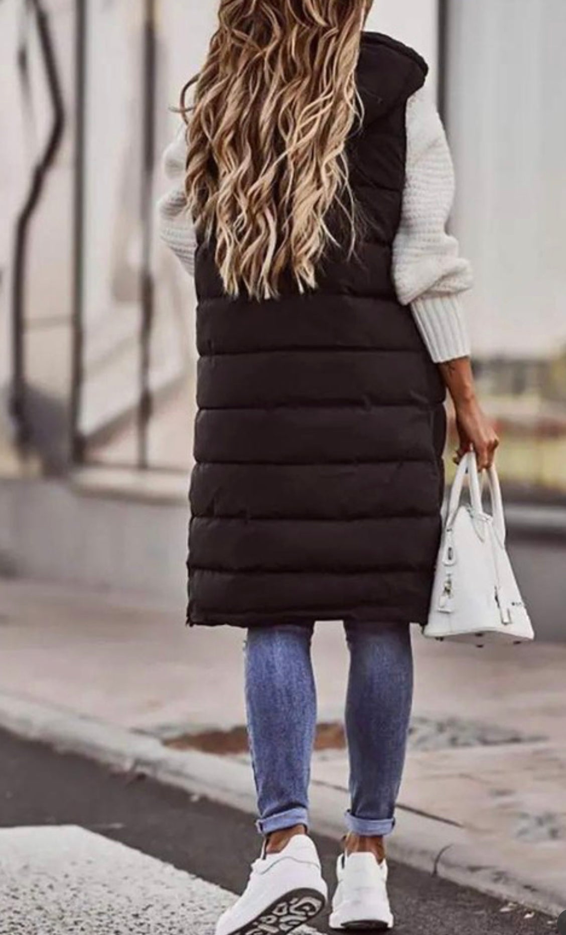 Longline Puffer Vest