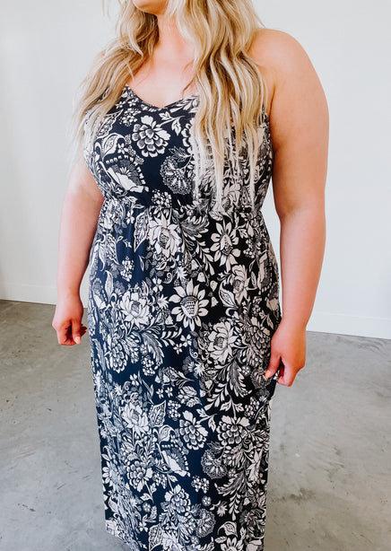 Curvy Forever Floral Maxi Dress