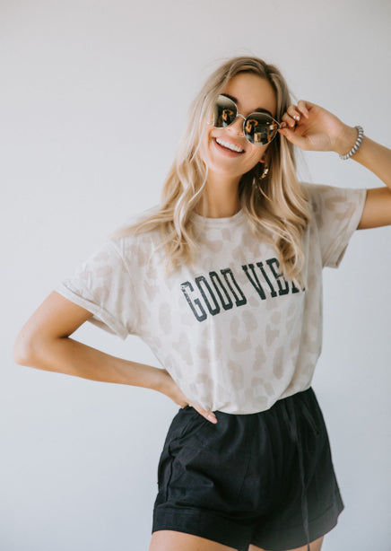 Good Vibes Burnout Graphic Tee