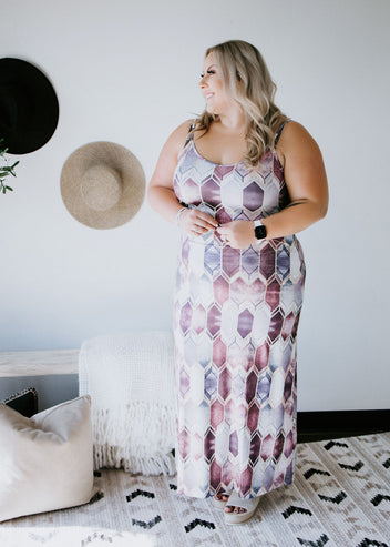 Skyeler Prism Print Maxi Dress FINAL SALE