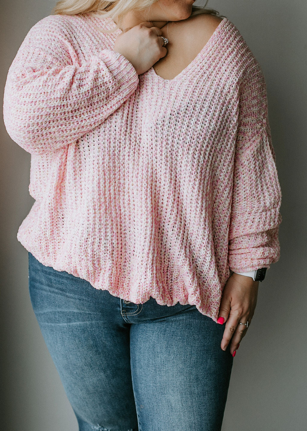 Curvy Candy Coated Sweater FINAL SALE