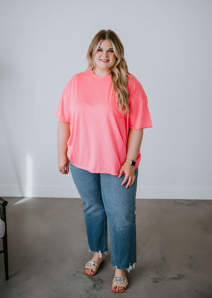 Curvy Bodhi Oversized Boyfriend Tee