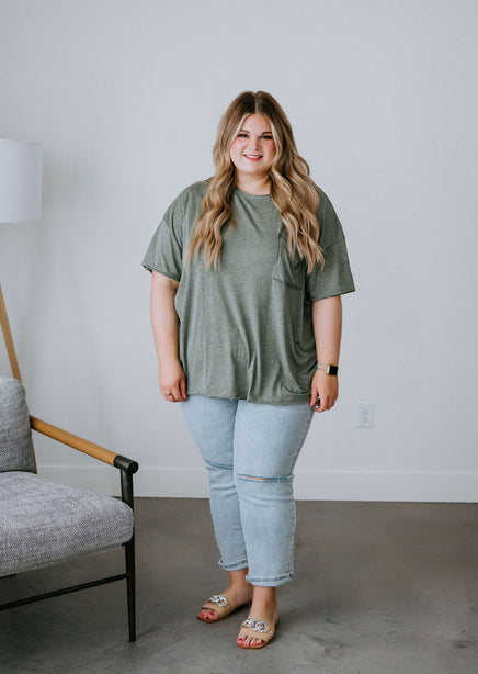 Curvy Bodhi Oversized Boyfriend Tee