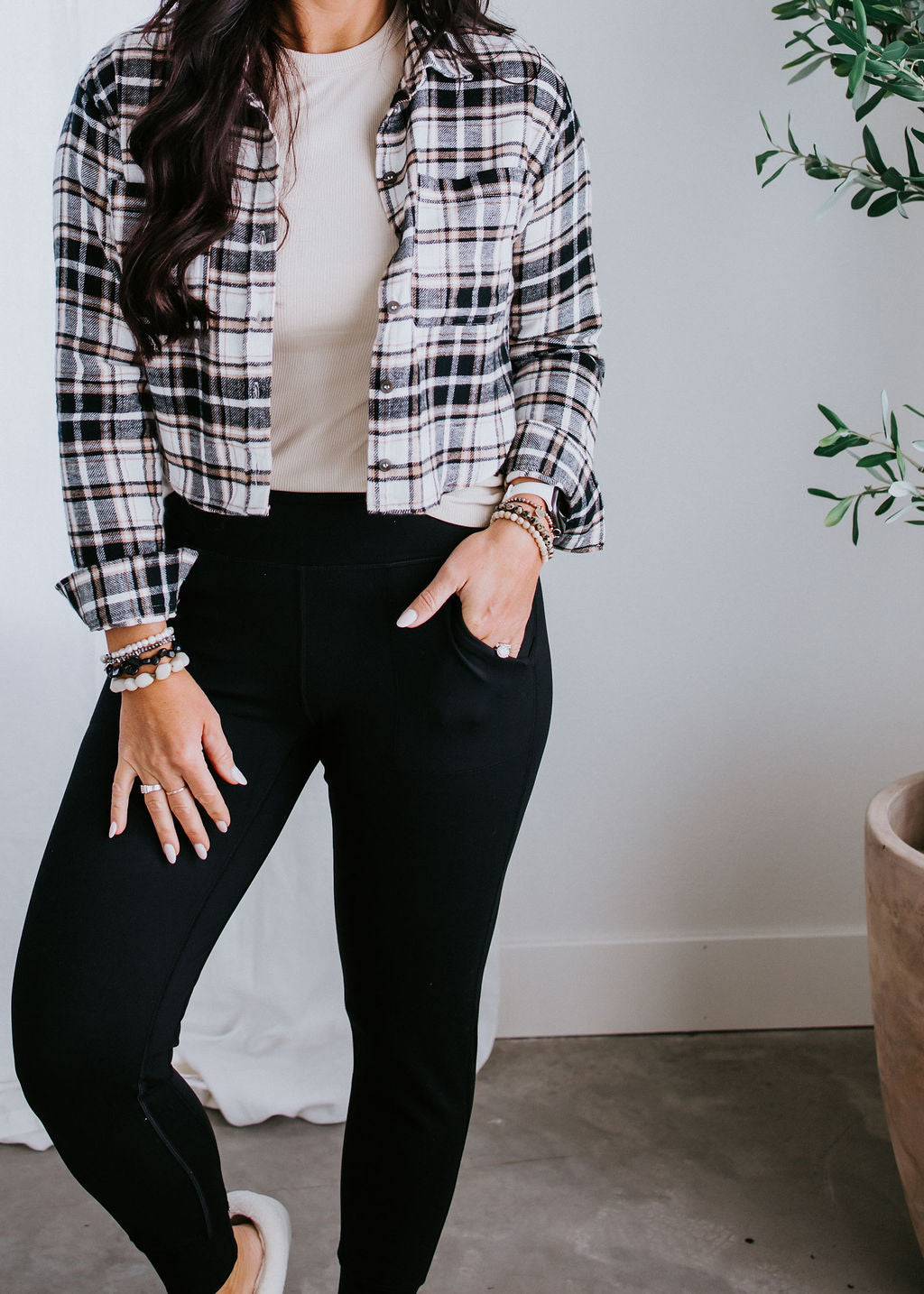 Jesse Cropped Plaid Top – Lauriebelles