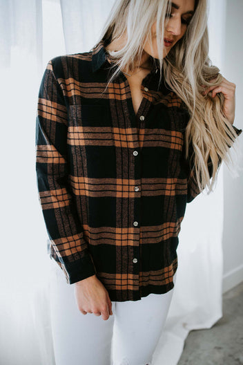 Rosalind Plaid Top